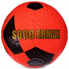 М"яч футбольний Habryd Soccermax FIFA №5 PU червоний-чорний, код: FB-3124_R-S52