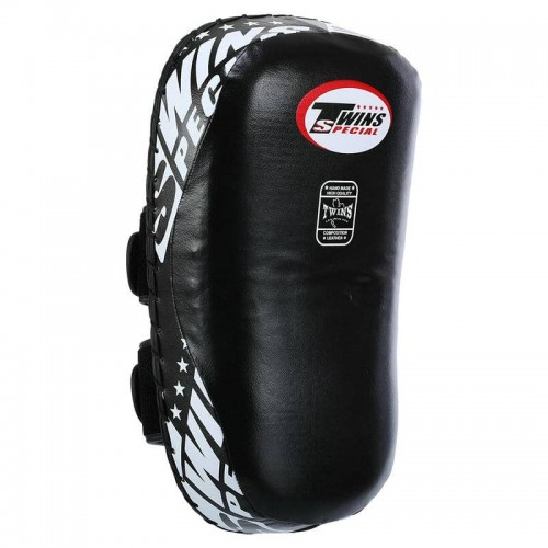 Пади для тайського боксу Тай-педи Twins 200x90x350 мм, 1 шт, чорний, код: BO-5068_BK