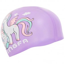 Шапочка для плавання дитяча Yingfa фіолетовий, код: K0012_V Шапочка для плавання дитяча Yingfa фіолетовий, код: K0012_V