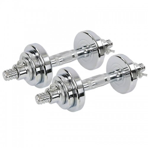 Гантелі розбірні хромовані BioGym 2х5 кг, код: TA-8059-10 Гантелі розбірні хромовані BioGym 2х5 кг, код: TA-8059-10