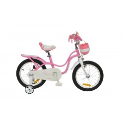 Велосипед RoyalBaby Little Swan 14", Official UA, рожевий, код: RB14-18-PNK-ST