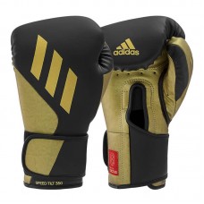 Рукавички боксерські Adidas Adidas Speed Tilt 350, 10oz, чорно-золоті, код: 15581-1050