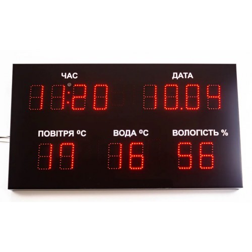 Метеостанція для басейну LedPlay 900х500х50 мм, код: 07527-ST