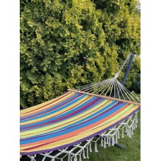 Двомісний гамак з планкою WCG Bali XXL 2000х1500 мм, веселка, код: H-09H-2-IF Двомісний гамак з планкою WCG Bali XXL 2000х1500 мм, веселка, код: H-09H-2-IF