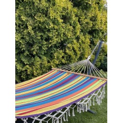 Двомісний гамак з планкою WCG Bali XXL 2000х1500 мм, веселка, код: H-09H-2-IF Двомісний гамак з планкою WCG Bali XXL 2000х1500 мм, веселка, код: H-09H-2-IF