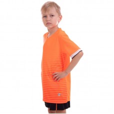 Форма футбольна підліткова PlayGame розмір 26, ріст 130, помаранчевий-чорний, код: CO-1908B_26ORBK-S52