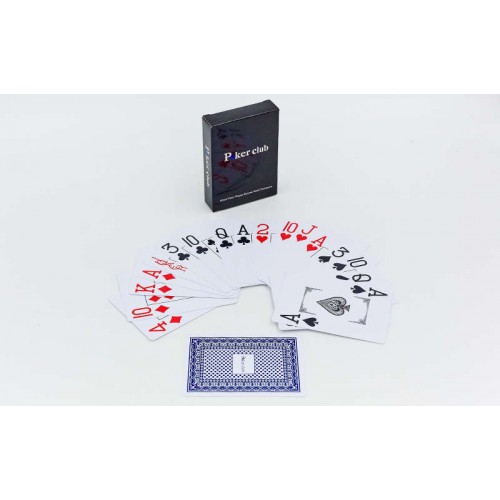 Гральні карти пластикові PlayGame Poker Club 54 шт, код: IG-6010