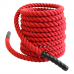 Канат для кросфіту Orlins 20 м, діаметр 45 мм бавовняний червоний, код: RO-113