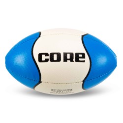 М"яч для регбі Core №3, білий-синій, код: R-5377-3