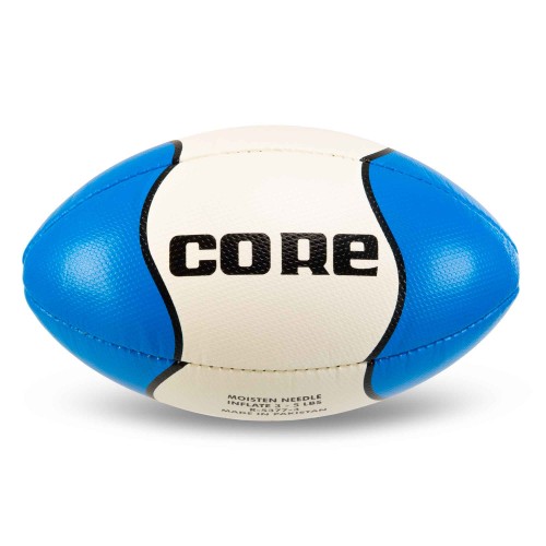 М"яч для регбі Core №3, білий-синій, код: R-5377-3