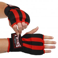 Рукавички-бинти внутрішні гелеві з поліестеру Twins L, чорний-червоний, код: TW-003A_LR Рукавички-бинти внутрішні гелеві з поліестеру Twins L, чорний-червоний, код: TW-003A_LR
