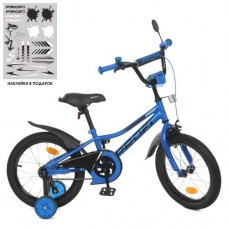 Велосипед дитячий Profi Kids Prime d=16, синій, код: Y16223-1-MP