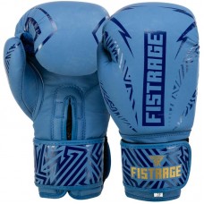 Боксерські рукавиці шкіряні Fistrage 10 унцій, синій, код: VL-5539_10BL Боксерські рукавиці шкіряні Fistrage 10 унцій, синій, код: VL-5539_10BL