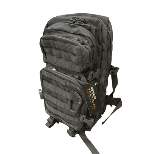 Рюкзак тактичний Kombat Hex-Stop Small Molle Assault Pack 28л, 450х230х280 мм, чорний, код:  5060545650646-SR