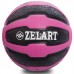 Медбол Zelart Medicine Ball 3 кг, чорний-рожевий, код: FI-0898-3