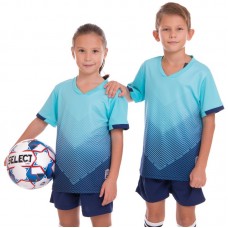 Форма футбольна дитяча PlayGame розмір XS, ріст 140, блакитний-синій, код: D8832B_XSNBL-S52
