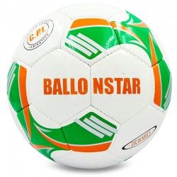 М"яч футбольний Ballonstar №5, зелений-помаранчевий, код: FB-5413_GOR