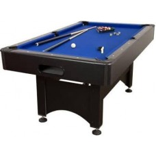 Більярдний стіл GamesPlanet 6 футів + аксесуари чорно-синій, код: M-10872332-IN Більярдний стіл GamesPlanet 6 футів + аксесуари чорно-синій, код: M-10872332-IN