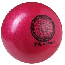 М"яч гімнастичний Ta Sport, 400 г, 19 см, малиновий., код: TA400-14-WS