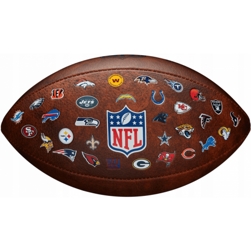 М"яч для американського футболу Wilson NFL OFF THR, №9, коричневий, код: 887768472054 М"яч для американського футболу Wilson NFL OFF THR, №9, коричневий, код: 887768472054