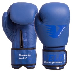 Рукавички боксерські Velo 10 унцій, синій, код: VL-8187_10BL