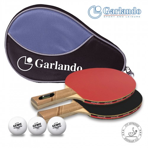 Набір для настільного тенісу Garlando Tempest 2 Bats 3 Balls (2C4-115-1), код: 931865-SVA