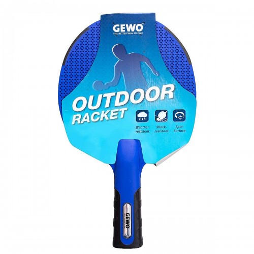 Ракетка для настільного тенісу Gewo Outdoor Blue FL, код: 931300-SVA