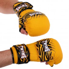 Рукавиці для рукопашного бою Twins 8oz, жовтий, код: BO-5069_8Y Рукавиці для рукопашного бою Twins 8oz, жовтий, код: BO-5069_8Y