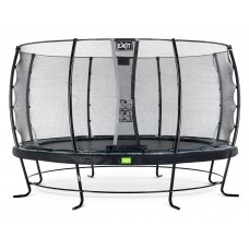 Батут c захисною сіткою Exit Elegant 427 см, чорний, код:  09.10.14.00