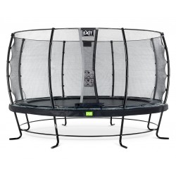 Батут c захисною сіткою Exit Elegant 427 см, чорний, код:  09.10.14.00