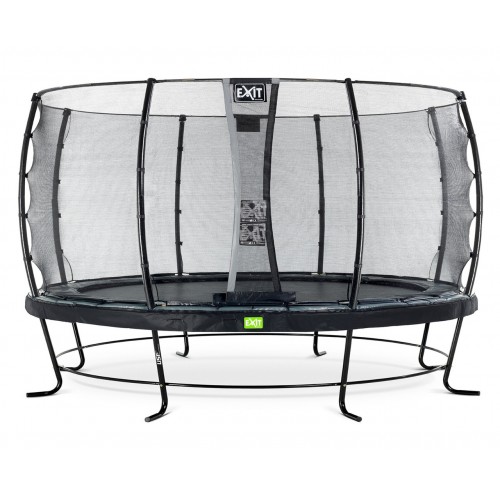 Батут c захисною сіткою Exit Elegant 427 см, чорний, код:  09.10.14.00