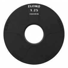 Диск тренувальний олімпійський Eleiko Vulcano 20 кг, чорний, код: 324-0200-IA