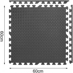 Мат-пазл WCG EVA 600х600х12мм, 1 шт, черный, код: EVA 1,2-1-IF Мат-пазл WCG EVA 600х600х12мм, 1 шт, черный, код: EVA 1,2-1-IF