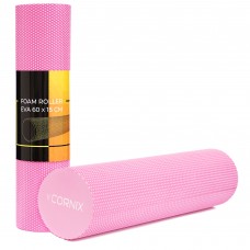 Масажний ролик (валік) Cornix EVA+ 600x150 мм, рожевий, код: XR-0308 Масажний ролик (валік) Cornix EVA+ 600x150 мм, рожевий, код: XR-0308