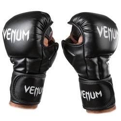Рукавички Venum MMA S чорний, код: VM415-SBL-WS