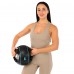 Медбол м"яч медичний дворучний з хватами LiveUp Medicine Ball 6кг, чорний, код: LP8111-6
