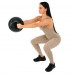 Медбол м"яч медичний дворучний з хватами LiveUp Medicine Ball 6кг, чорний, код: LP8111-6