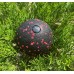 Масажний м"яч PowerPlay Epp Massage Ball 80 мм, чорний-червоний, код: PP-4350_Red_d8