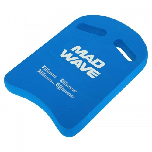 Дошка для плавання MadWave Cross 380x270x40 мм, синій, код: M072304_BL