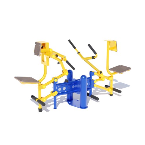 Вуличний тренажер Brustyle Біцепс машина / важільна тяга 2000х590х1020 мм, код: SG124 Вуличний тренажер Brustyle Біцепс машина / важільна тяга 2000х590х1020 мм, код: SG124