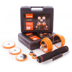 Набір розбірних гантелей в кейсі BioGym Fed 2х15 кг, код: FED-8008-30-S52 Набір розбірних гантелей в кейсі BioGym Fed 2х15 кг, код: FED-8008-30-S52