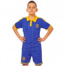 Комплект футбольної форми PlayGame Україна (футболка, шорти, гетри), XL-30, зріст 155-165, синій, код: 3900-14Y-ETM1720_XLBL