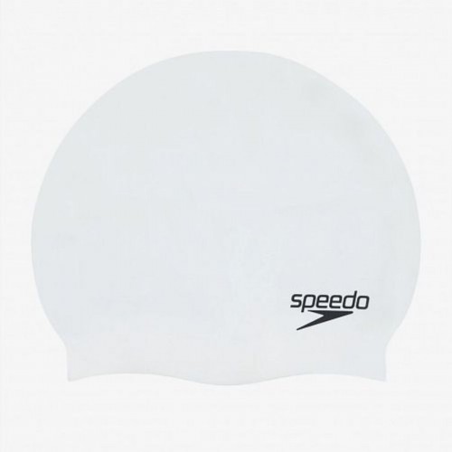 Шапка для плавання Speedo Flat Silicone Cap AU, білий, код: 5039247289218