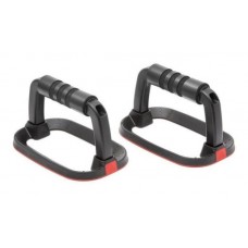 Упори для віджимання Adidas Performance Push Up Bars 207x130x117 мм, чорний-червоний, код: 885652021579