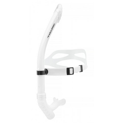 Дихальна трубка для снорклінгу Aqua Speed Comet білий-чорний, код: 5905718611140 Дихальна трубка для снорклінгу Aqua Speed Comet білий-чорний, код: 5905718611140