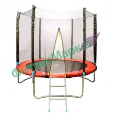 Батут HouseFit 8FT 2500 мм з сіткою і сходами, код: К00010756 Батут HouseFit 8FT 2500 мм з сіткою і сходами, код: К00010756