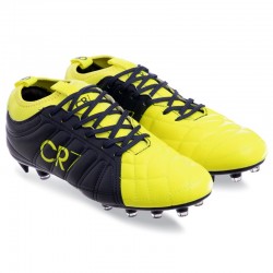 Бутси футбольні Owaxx CR7 розмір 41 (25,5см), темно-синій-лимонний, код: 191261-1_41DBLY