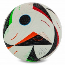 М"яч футбольний PlayGame №5, білий-чорний, код: FB-9824_WBK