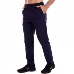 Штани спортивні чоловічі прямі Lidong XL, зріст 170-175, темно-синій, код: LD-9503_XLDBL