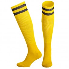 Гетри футбольні Norva розмір 40-45, жовтий-чорний, код: CO-3257_YBK